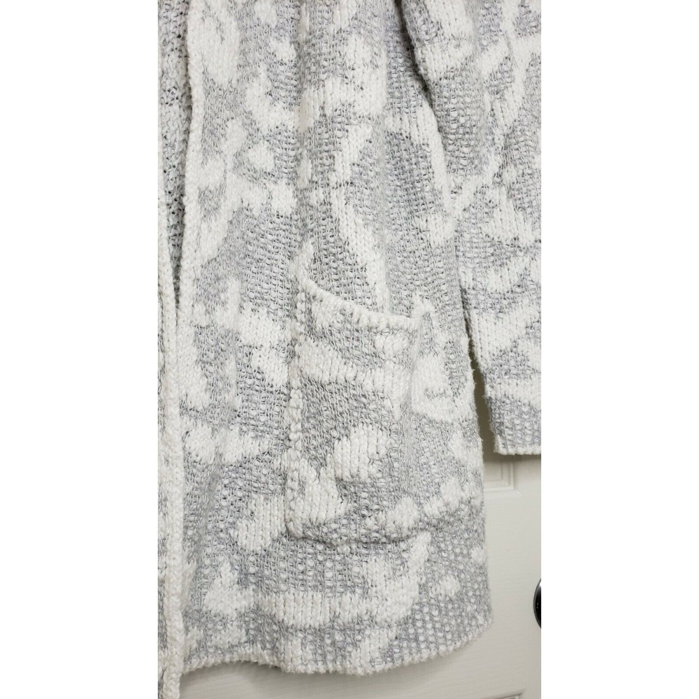 Eileen Fisher Large Duster Long Cardigan Sweater Organic Cotton - Picture 2 of 5